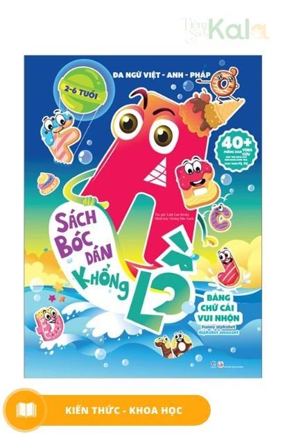  Sách Bóc Dán Khổng Lồ - Bảng Chữ cái vui nhộn 