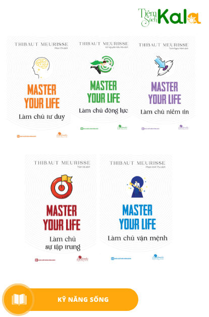  Bộ sách Master Your Life: Làm chủ cuộc sống, thay đổi cuộc đời 