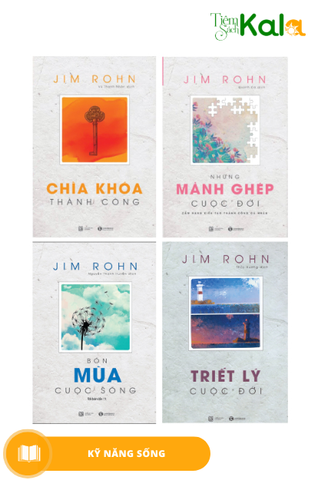  Combo 4 Cuốn: Bốn Mùa Cuộc Sống + Chìa Khóa Thành Công + Triết Lý Cuộc Đời + Những Mảnh Ghép Cuộc Đời 