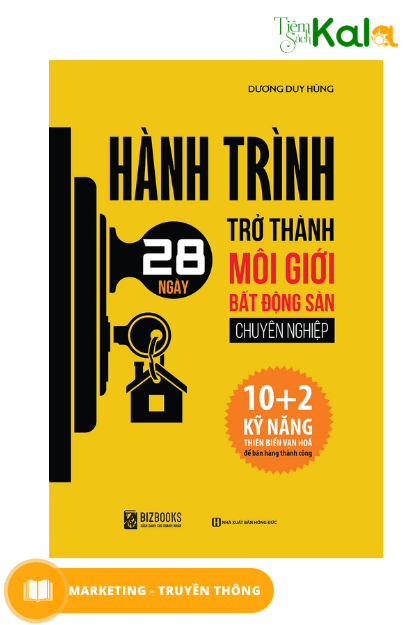  Sách - Hành Trình 28 Ngày Trở Thành Môi Giới Bất Động Sản Chuyên Nghiệp kĩ năng thiên biến vạn hóa để bán hàng thành công 