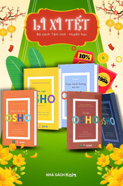  Lì xì Tết: Bộ sách Triết học - Tôn giáo của Osho 