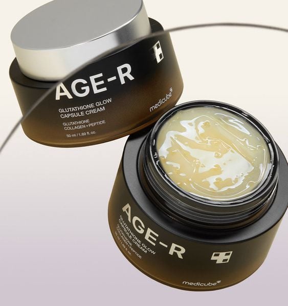  Kem dưỡng viên nang AGE-R Glutathione Glow Capsule Cream 50ml 