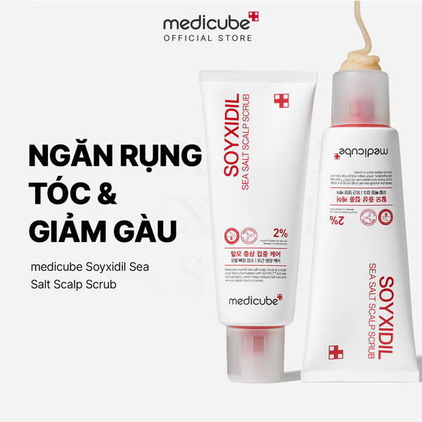  Tấy tế bào chết da đầu Soyxidil Sea Salt Scalp Scrub 200ml 