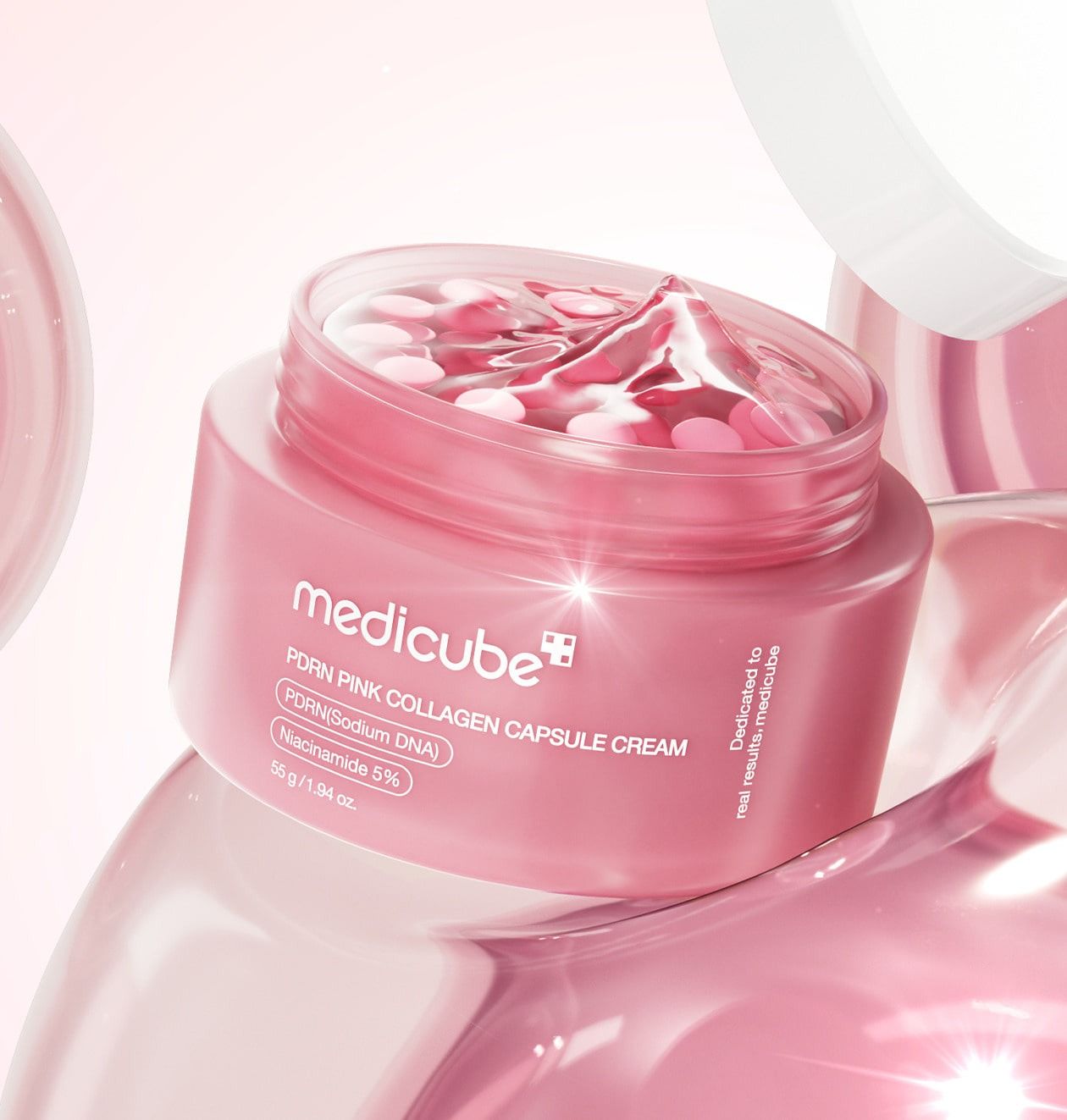  [ ĐẶT TRƯỚC - 20/7 TRẢ HÀNG ] Kem viên nang PDRN Pink Collagen Capsule Cream 55g 