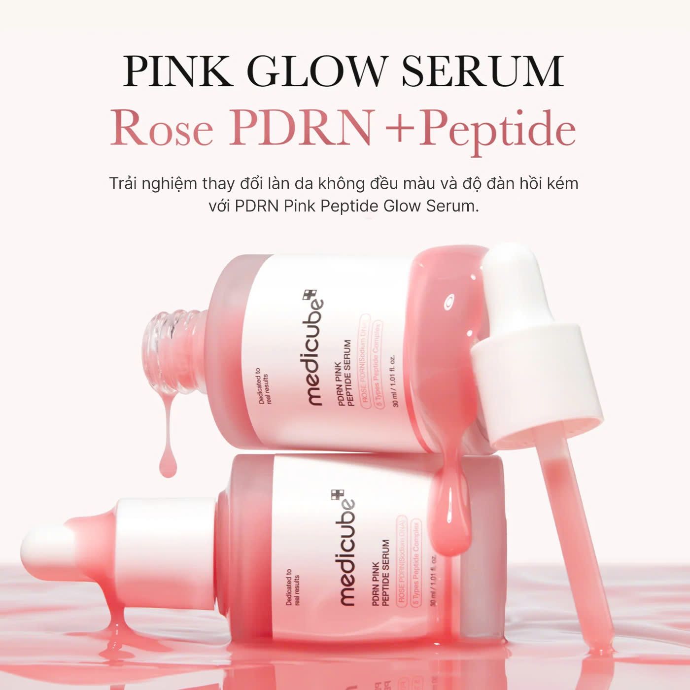  Tinh chất sáng da, săn chắc PDRN Pink Peptide Serum 30ml 