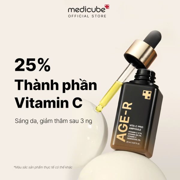  Tinh chất sáng da AGE-R Vita C Pro Ampoule 20ml 