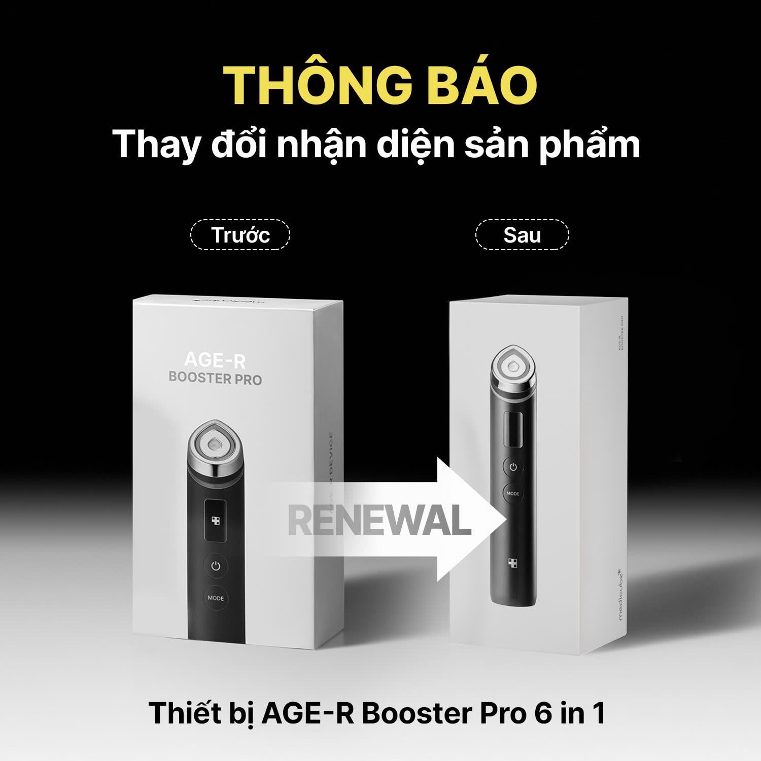 Thiết bị AGE-R Booster Pro – medicube