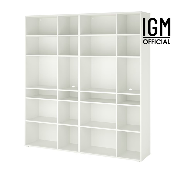 Kệ Sách Billy IGM 6 Tầng Cao 2m15 Rộng 200cm Sâu 28cm Chất liệu MDF phủ Melamine Cao Cấp
