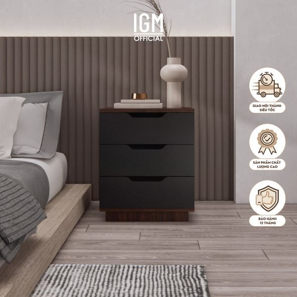 Kệ Tủ Đầu giường Cao 60cm Rộng 50cm Sâu 40cm Chất liệu Gỗ MDF phủ Melamine