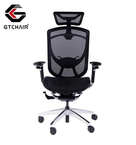 Ghế Công Thái Học GTChair Ifit Smile Bản Lưới - Màu Đen