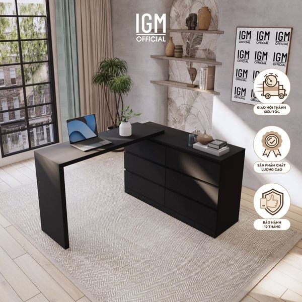 Bàn Trang Điểm, Bàn Làm Việc IGM Kèm Ngăn Tủ Đựng Đồ.