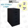 Hộc Tủ IKEA 5 Ngăn Có Ray Kéo