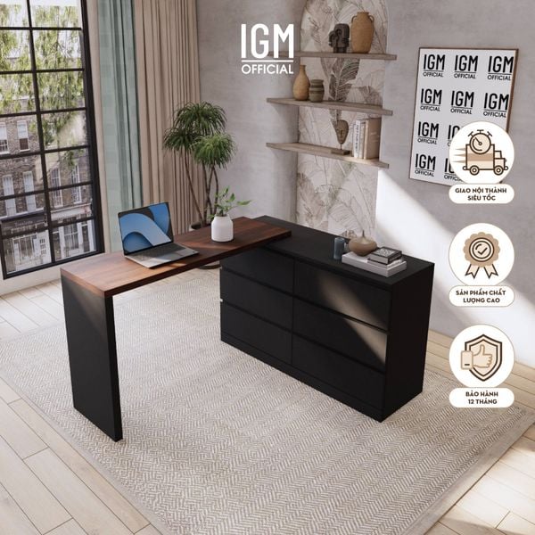 Bàn Trang Điểm, Bàn Làm Việc IGM Kèm Ngăn Tủ Đựng Đồ.