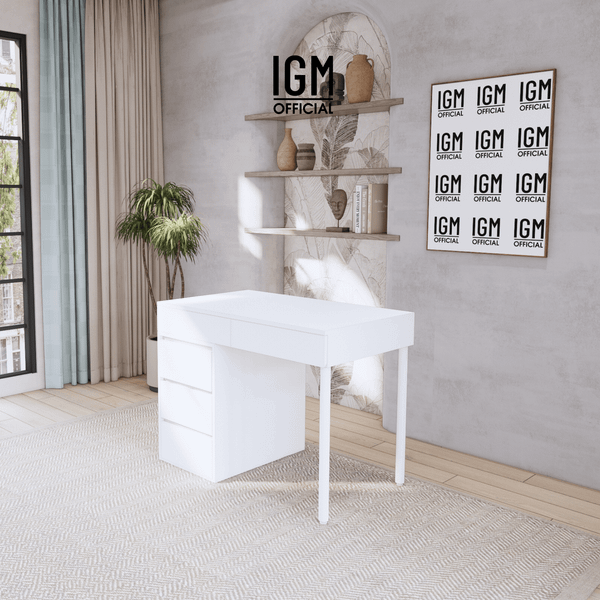 Bàn làm việc ngang một tủ mix ngăn kéo ngầm.