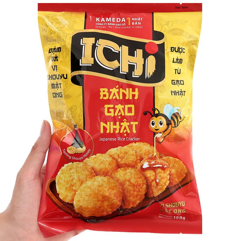  Bánh Gạo Nhật Ichi Mật Ong 180g 