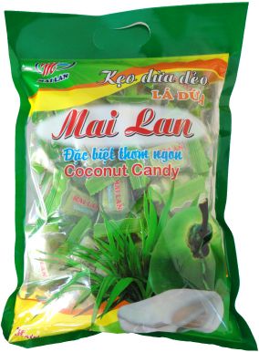  Kẹo Dừa Dẻo Mai Lan vị Lá Dứa 
