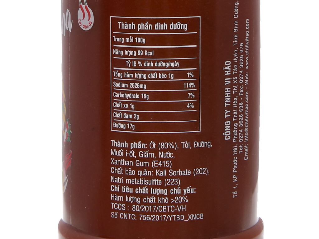  Tương Ớt Siracha 500g Vị Hảo 