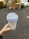  Cốc Nhựa Nhám 500ml - 700ml nắp trắng 