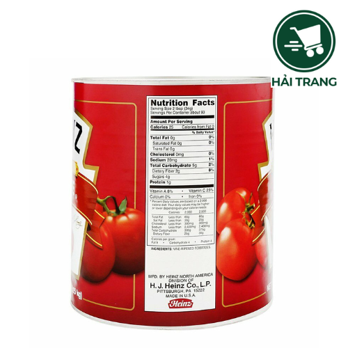 Cà Chua Nghiền Tomato Paste Heinz 3.15Kg Hải Trang 3 Hàng Khoai