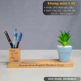  Kệ bút kèm chậu cây mẫu CAY4 