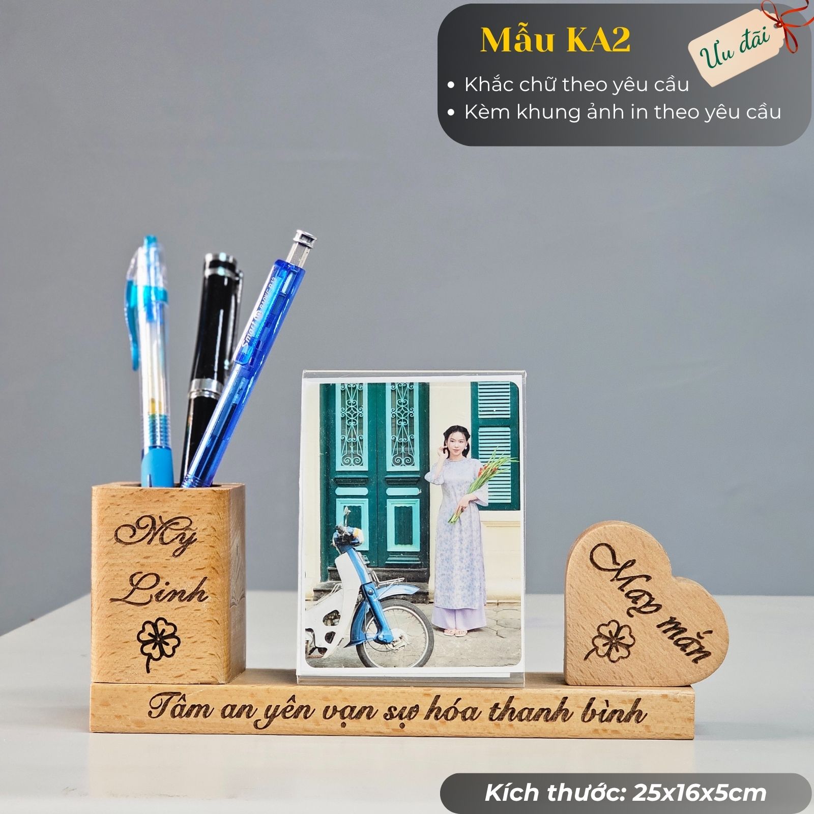  Kệ bút khung ảnh mẫu KA2 
