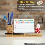 Kệ để bút kèm bảng thời khóa biểu dành cho học sinh 