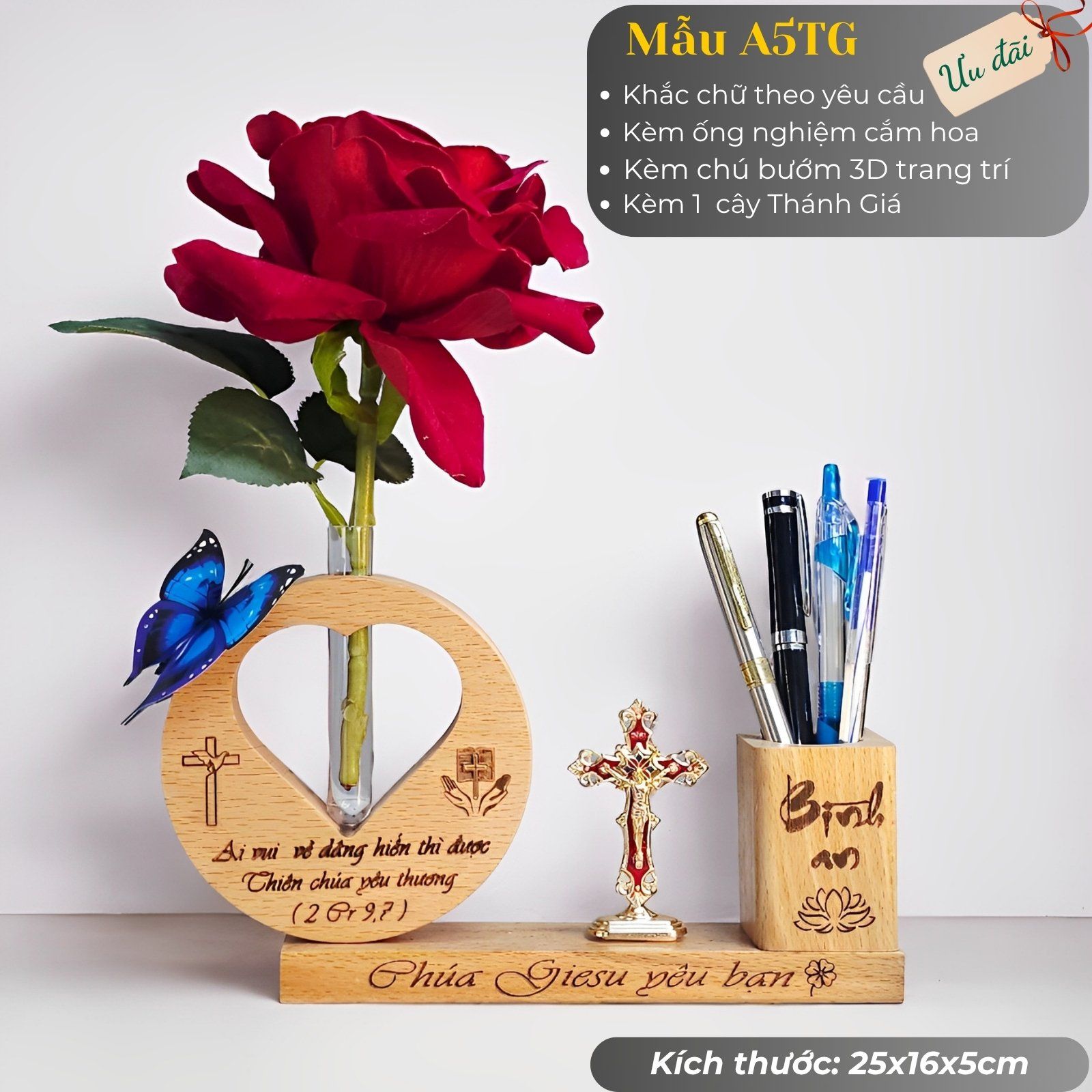  Kệ bút mẫu công giáo A5TG 