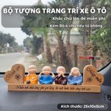  Bộ tượng tứ không trang trí xe ô tô mẫu B1 