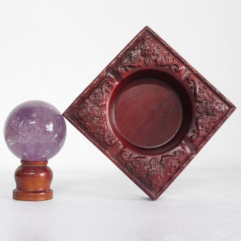  Gạt tàn Vuông gỗ Hương 