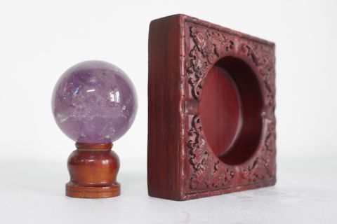  Gạt tàn Vuông gỗ Hương 