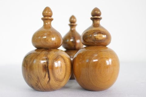  Lọ để tăm gỗ Bách Xanh 