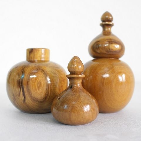  Lọ để tăm gỗ Bách Xanh 