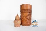  Lọ tăm Chuông gỗ Hương Đá 