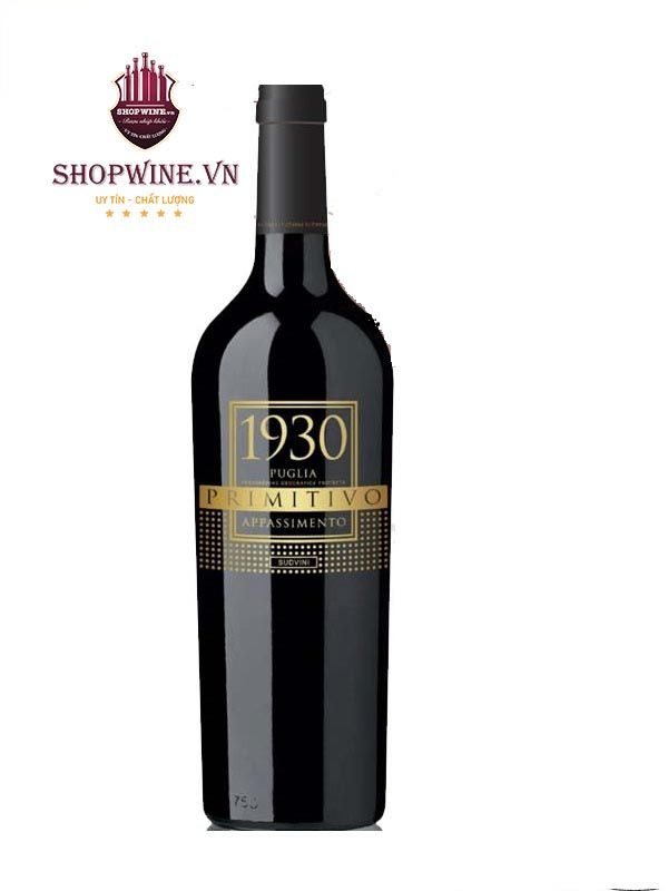  Rượu vang 1930 Primitivo Appassimento 