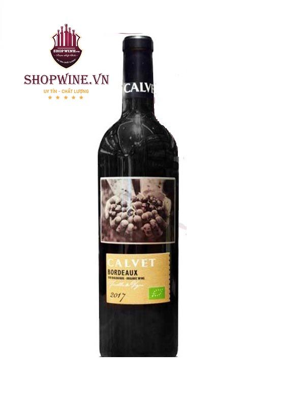  Rượu vang hữu cơ Calvet Bordeaux Famille de Vigne 