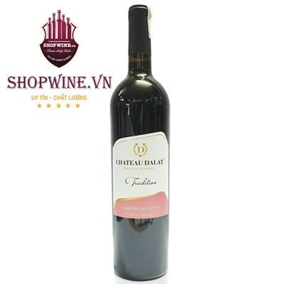  Rượu Vang Chateau Đà Lạt Tradition Cabernet Sauvignon 750 