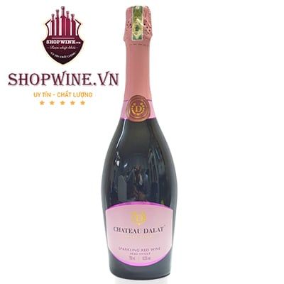  Rượu Vang Chateau Đà Lạt Sparkling Red Wine 750 