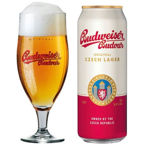  Bia Budweiser Budvar 5% Tiệp 
