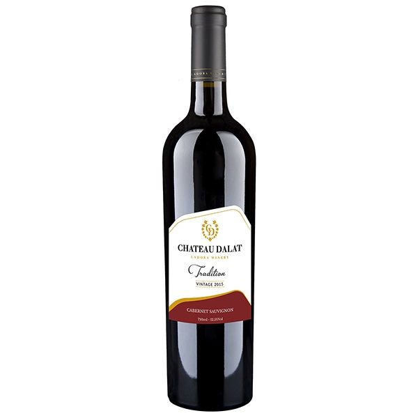  Rượu Vang Chateau Dalat Tradition Cabernet Sauvignon 750ml 