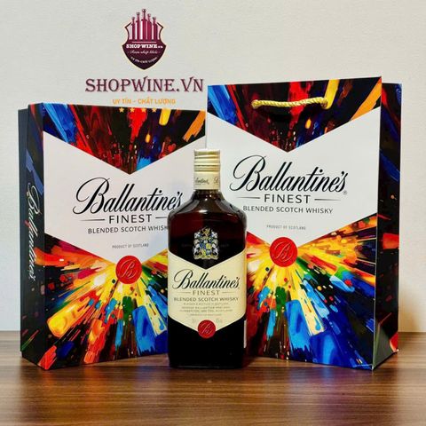  Rượu Ballantines Finest Hộp quà tết 2025 