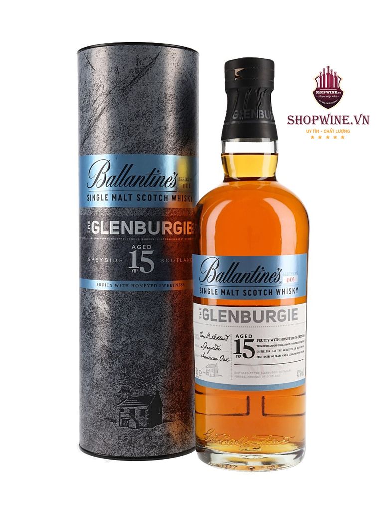  Rượu Ballantines Glenburgie 15 700ml 