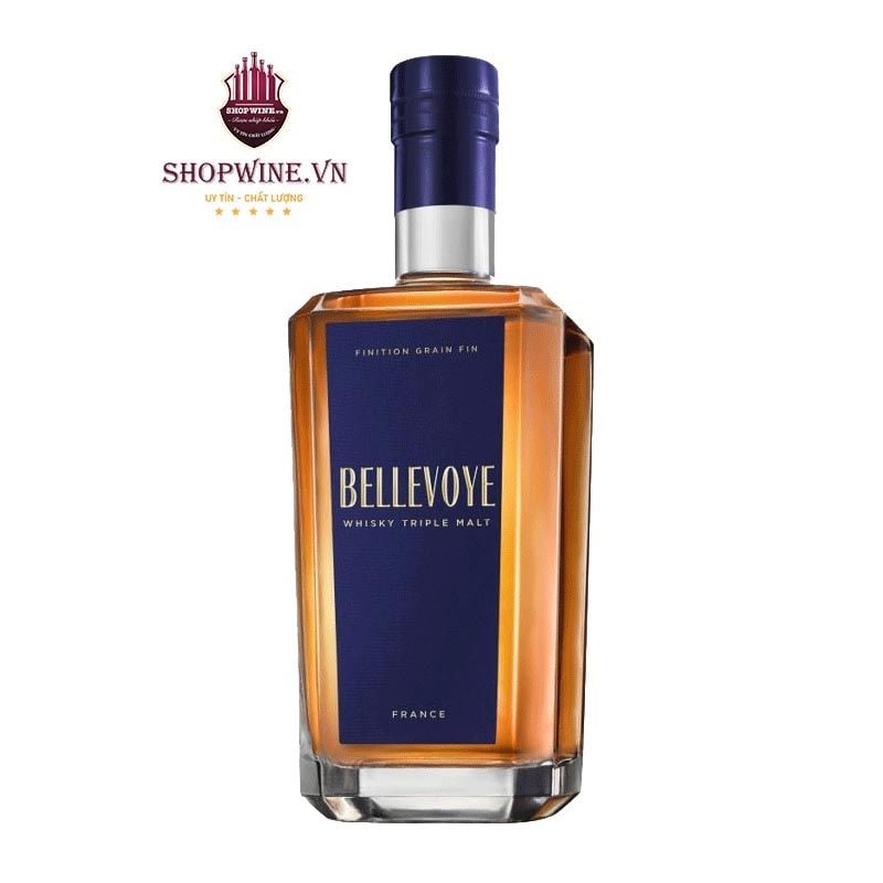  Bellevoye Black, Blended Malt Whisky de France, Finition Grain Fin, 70cl (les Bienheureux - Jean Moueix) 