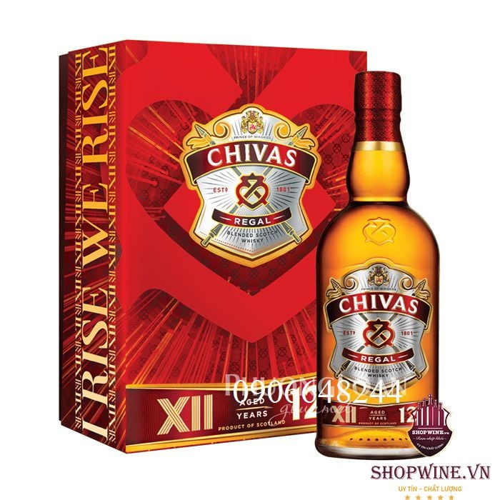  RƯỢU CHIVAS 12 NĂM HỘP QUÀ TẾT 2024 