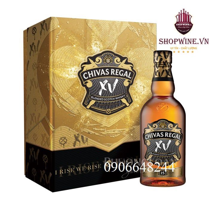  RƯỢU CHIVAS 15 NĂM (XV) HỘP QUÀ TẾT 2024 