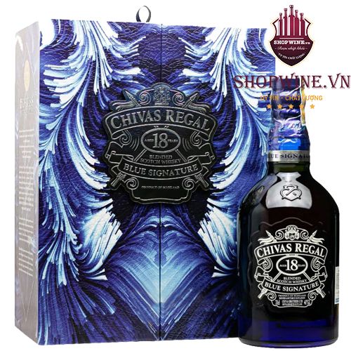  Rượu Chivas Regal 18 years old Blue Signature Gift 2022 