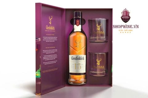  Rượu Glenfiddich 15 năm Hộp quà Tết 2025 