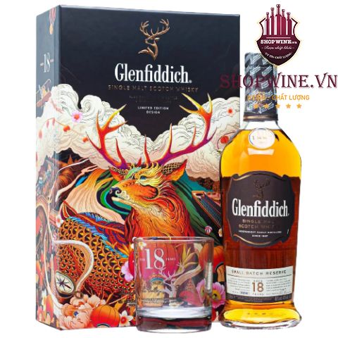  Rượu GLENFIDDICH 18 YEAR OLD Gift box 