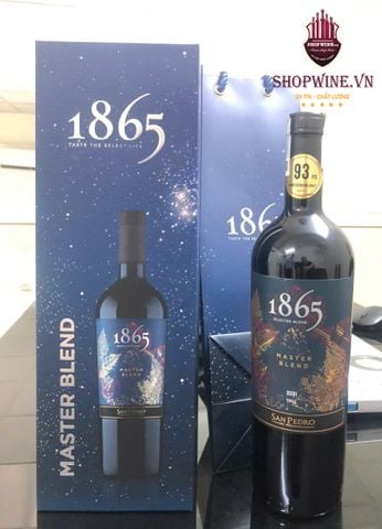  Rượu Vang 1865 master blend + Hộp Túi 