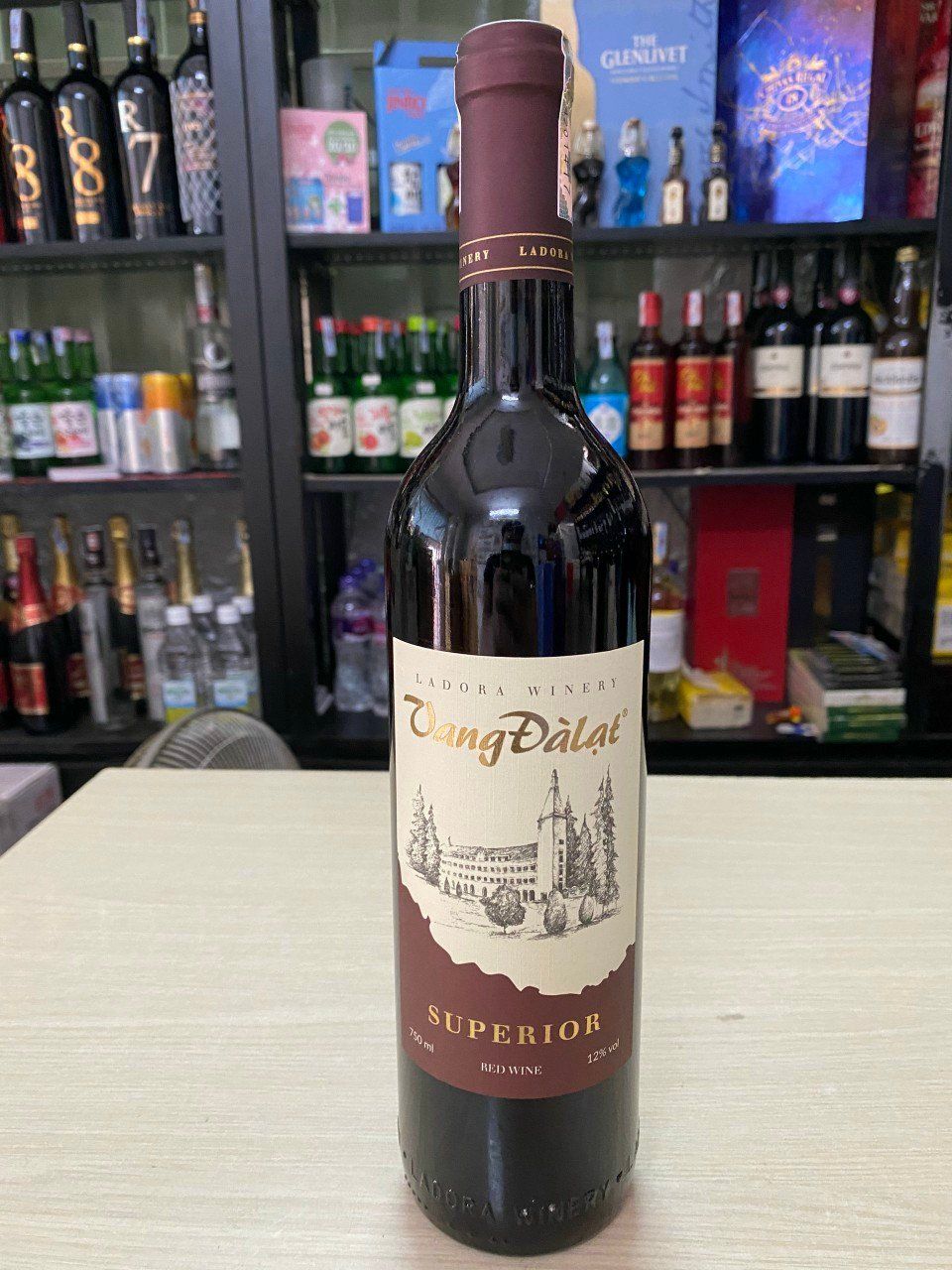 VANG ĐÀ LẠT SUPERIOR RED WINE 12 ĐỘ