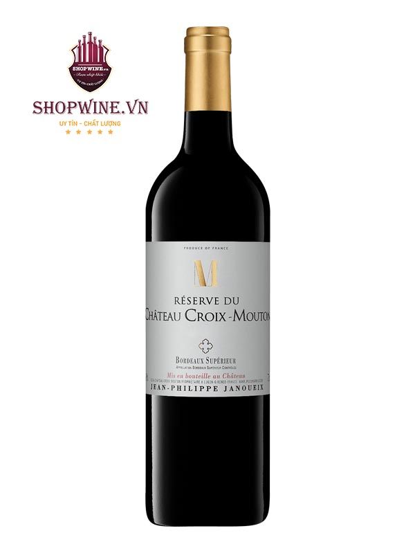  Rượu Vang Réserve du Chateau Croix-Mouton 
